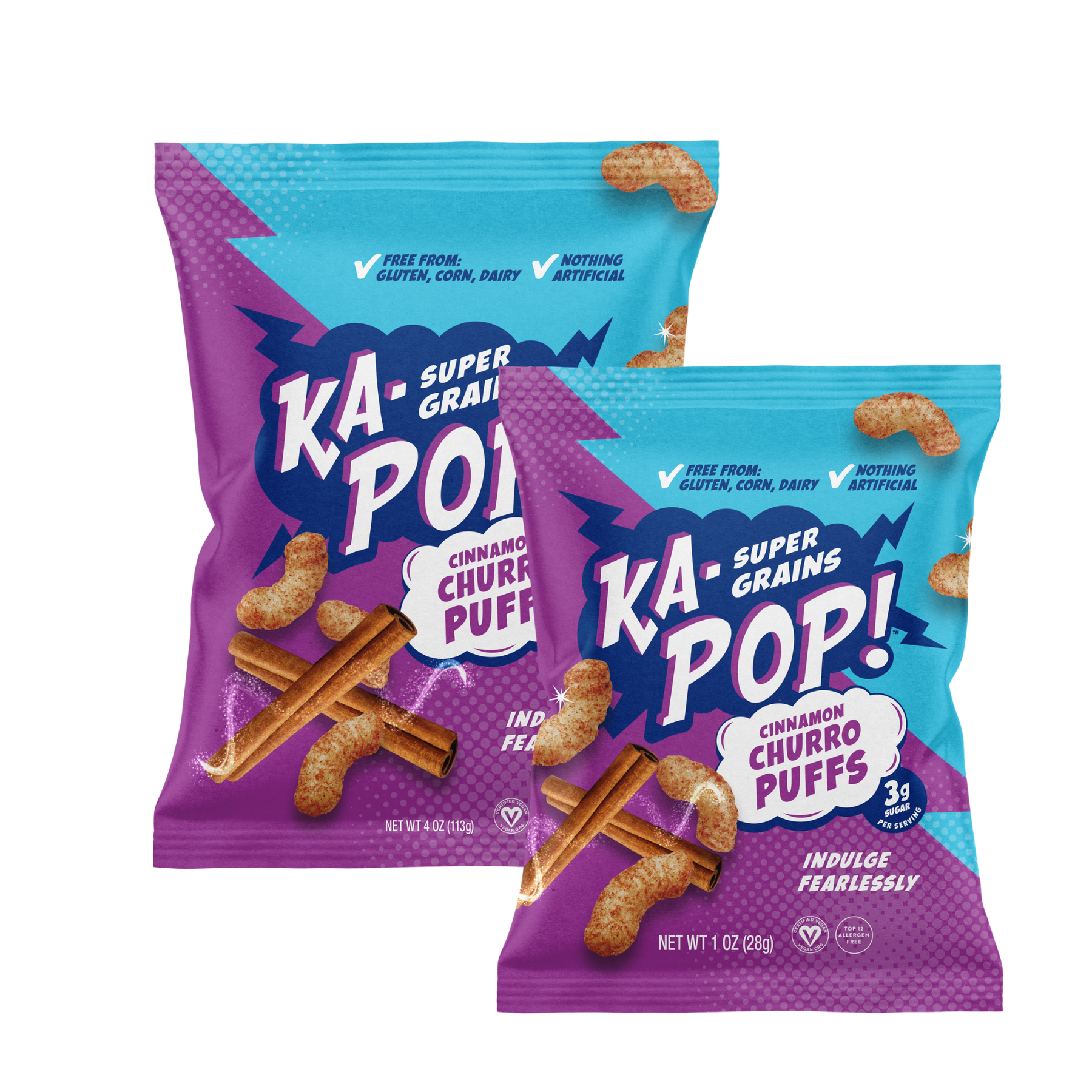 Cinnamon Churro Puffs – Ka-Pop! Snacks
